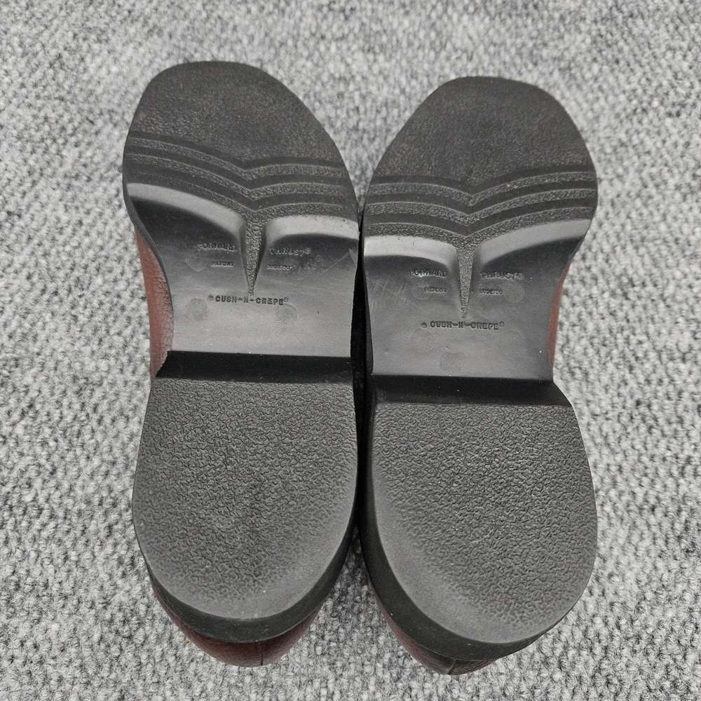 Florsheim (Men's 10 D) Brown Pebble Leather Apron Moc Toe Derby Shoes Dress